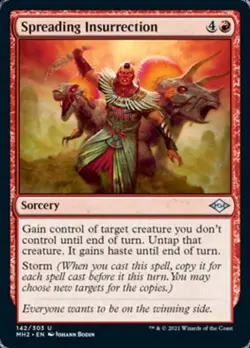 Spreading Insurrection -Foil Light Play MTG Modern Horizons 2 - Image 1