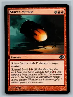 Magic The Gathering Planar Chaos Shivan Meteor #106/165 MTG TCG CCG - Image 1