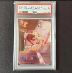 Psa10 Japanese Moogle Merchant Stillskin Art Card Mtg Ff - Image 1