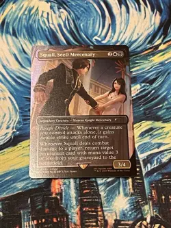 Mtg Is Rising, Winning Promo Seed'S Mercenary Squall Borderless Foil - Image 1
