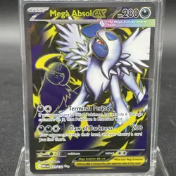 Mega Absol ex Full Art Ultra Rare 161/132 Pokemon Mega Evolution English - Image 1