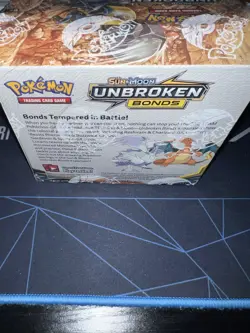 Pokemon Sun & Moon Unbroken Bonds Sealed Booster Box W/ acrylic case - Image 5
