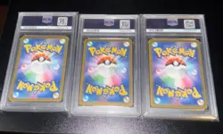 PSA 10 Gengar Haunter Gastly Master Ball SET GEM Holo sv2a Pokemon 151 Japanese - Image 2