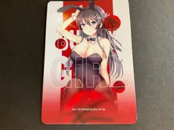 Bunny Girl Senpai Mai Foil ACG Card - Goddess Story - Image 4