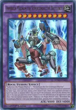 Yu-Gi-Oh Card - SDMY-EN041 - IMPERION MAGNUM THE SUPERCONDUCTIVE BATTLEBOT -NM/M - Image 1