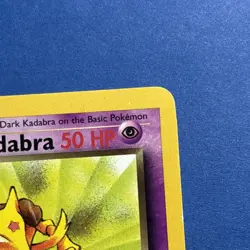 1999 Pokemon Team Rocket 1st Edition Dark Kadabra 39/82 LP Card - Image 3