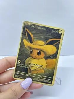 Eevee with StrawHat HP60 Metal Pokemon Card-Collectible Gift Display. - Image 3