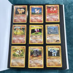 Old Vintage Wotc Pokemon Tcg Binder Bundle Joblot X127 Cards No Duplicates - Image 3