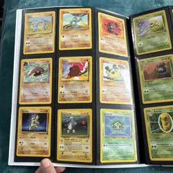 Old Vintage Wotc Pokemon Tcg Binder Bundle Joblot X127 Cards No Duplicates - Image 4