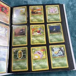 Old Vintage Wotc Pokemon Tcg Binder Bundle Joblot X127 Cards No Duplicates - Image 5
