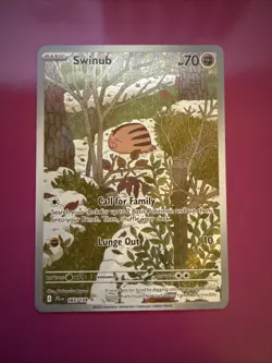 Swinub 165/159 Full Art NM/M Journey Together Pokemon Card - Image 1