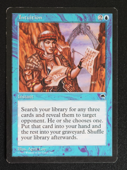 Intuition Tempest MTG Card Reserved List Magic the Gathering - Image 1