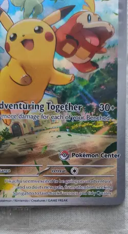 Pokemon Card - Pikachu 027 SVP Pokemon Center Stamp Promo 2023 - Image 3