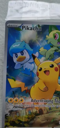 Pokemon Card - Pikachu 027 SVP Pokemon Center Stamp Promo 2023 - Image 5