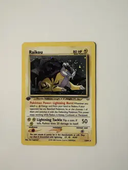 Raikou 13/64 - 1st Edition Holo Rare - Neo Revelation Set - Pokemon TCG Card - Image 1