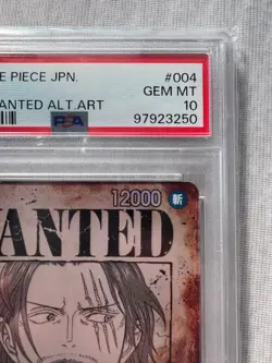 PSA 10 Shanks OP09-004 Wanted Emperors in the New World ONE PIECE Card Japanese - Image 4
