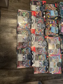 Huge (20 Pack) Lot of Pokemon Cards Paldean Fates Prismatic Etc - Image 2