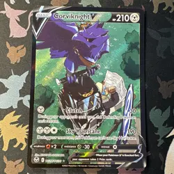 Pokemon Card Corviknight V TG18/TG30 Trainer Gallery Full Art Near Mint - Image 1