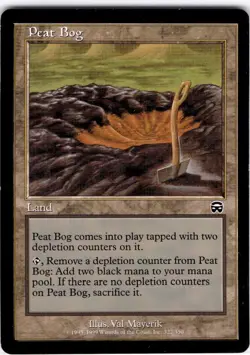 MTG Peat Bog Mercadian Masques Common #322 - Image 1