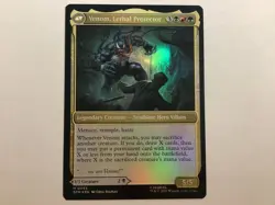 MTG Marvel’s Spider-Man EDDIE BROCK Foil NM (0038BIN) Graded Power - Image 2