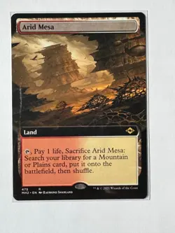 MTG - Arid Mesa - Modern Horizons 2 - Extended Art NM - Image 1