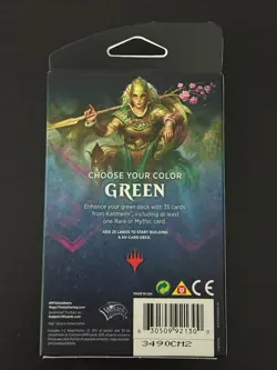 Magic The Gathering Kaldheim Green Theme Booster Factory Sealed MTG - Image 2