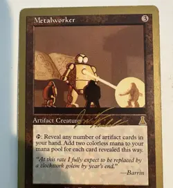 Metalworker 2000 Jon Finkel (UDS) World Championship MTG HP Gold Border Rare - Image 2