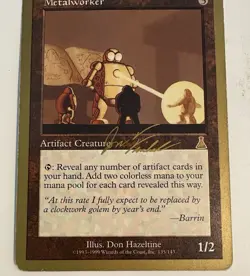 Metalworker 2000 Jon Finkel (UDS) World Championship MTG HP Gold Border Rare - Image 3