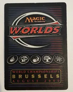 Metalworker 2000 Jon Finkel (UDS) World Championship MTG HP Gold Border Rare - Image 4