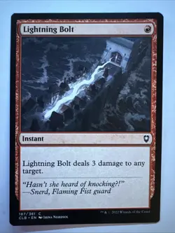 Lightning Bolt Commander Legends: Battle for Baldur's Gate Regular - Image 1