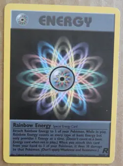 Rainbow Energy 80/82 Rare Non-Holo Team Rocke Set Pokemon MP - Image 1