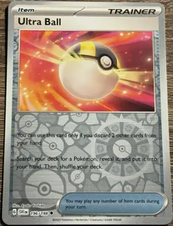 Pokemon TCG Scarlet & Violet Reverse Holo Ultra Ball 196/198 Uncommon NM/M (L) - Image 1