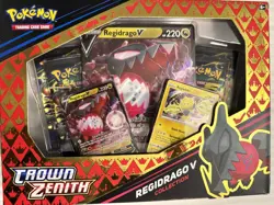 NEW-Pokemon TCG: Crown Zenith Regidrago V Collection (Sealed)- 2 available - Image 1
