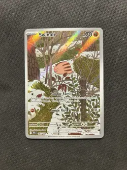 Pokemon TCG Swinub 165/159! NM Condition! See Description! - Image 1