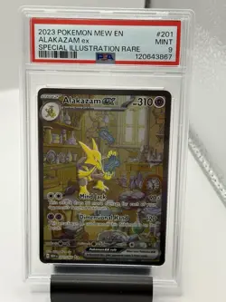 2023 Pokemon Alakazam ex SIR SV 151 201/165 PSA 9 MINT - Image 1