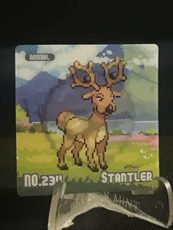 Pokemon Eif origin Gameboy Lenticular Stantler #MM - Image 1