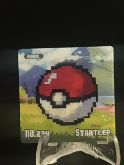 Pokemon Eif origin Gameboy Lenticular Stantler #MM - Image 2