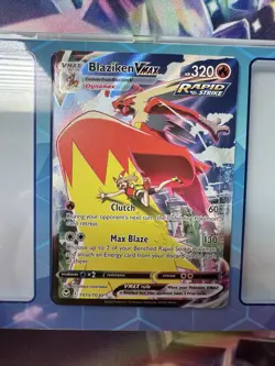 Pokemon TCG: Sword & Shield - Silver Tempest: Blaziken VMAX TG15/TG30 Ultra Rare - Image 1