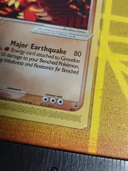 Pokemon Groundon-EX Non-Holo, Nintendo Power Mag, Black Star Promo #002 (MP) - Image 4