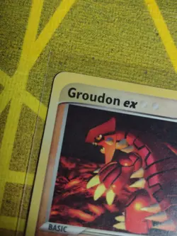 Pokemon Groundon-EX Non-Holo, Nintendo Power Mag, Black Star Promo #002 (MP) - Image 5