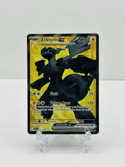 🔥Pokemon TCG-Zekrom ex-158/086-Sv: Black Bolt-Ultra-Full Art-Holo-M/NM!🔥 - Image 1