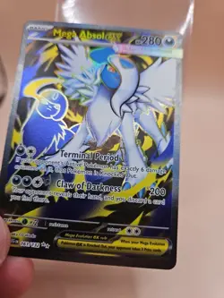 2025 Mega Absol EX #161 Pokemon Mega Evolution Near Mint - Image 3