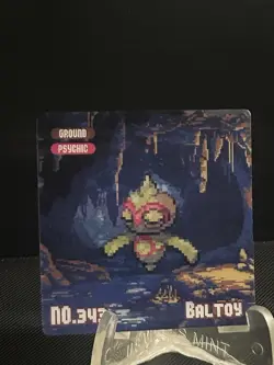 Pokemon Eif origin Gameboy Lenticular Baltoy/claydol #MM - Image 1