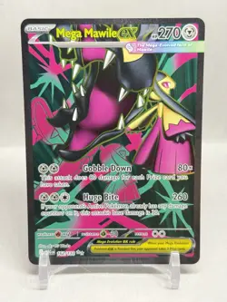 Pokemon TCG Mega Mawile ex 162/132 Full Art Ultra Rare Mega Evolution NM - Image 1
