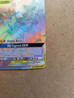 Pokemon TCG - Moltres Zapdos Articuno GX 69/68 - Hidden Fates HEAVILY PLAYED - Image 3