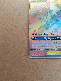 Pokemon TCG - Moltres Zapdos Articuno GX 69/68 - Hidden Fates HEAVILY PLAYED - Image 4