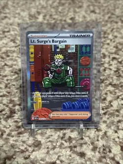 Lt. Surge's Bargain SIR Mega Evolution 185/132 Pokemon TCG NM - Image 1
