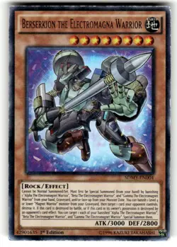 Yu-Gi-Oh! Berserkion the Electromagna Warrior 1st Edition SDMY-EN004 - Image 1