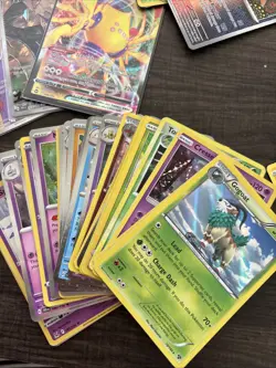Pokemon English Card Lot, 98 Cards, Includes Few Dupes - Image 2