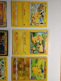 Pikachu Lot!! 9 Pikachu Cards NM!! Cosmos Holo Pikachu Big Fat Swirl!!! Pokemon - Image 2